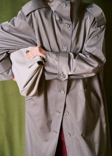 Плащ А-силуэта в длине макси  фото 1231904